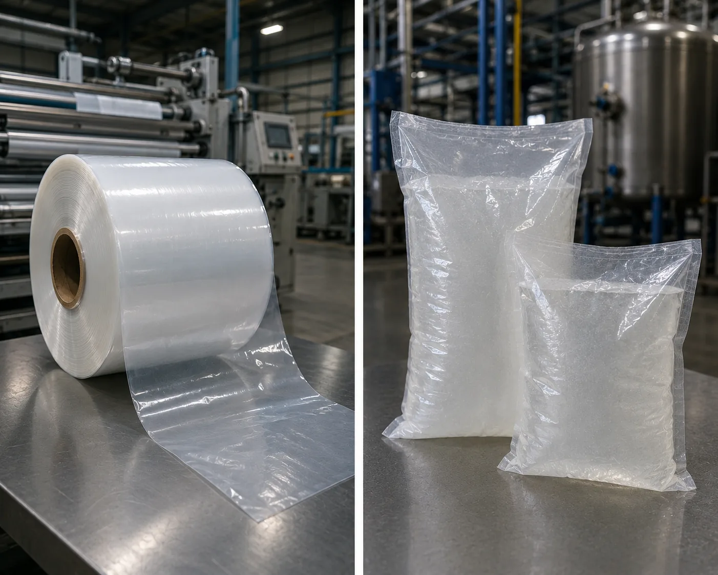 PVA film and pouches