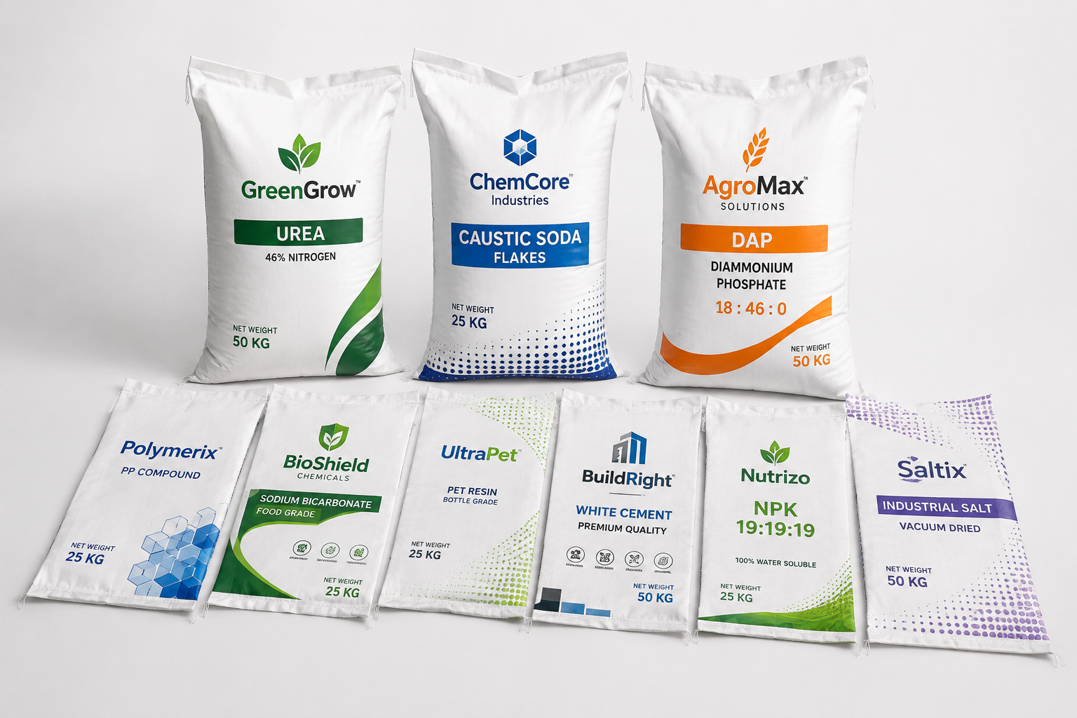 Custom Heavy-Duty Industrial Bags manufactured by Laxmi Polyplast Industries in Navi Mumbai
